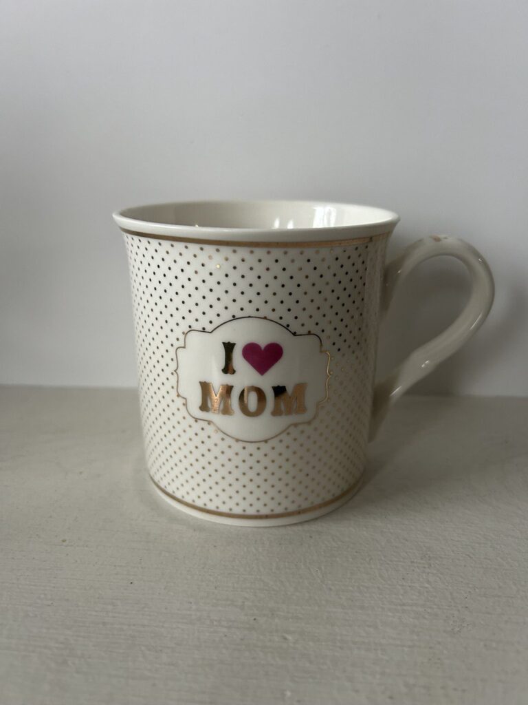 Чашка фарфорова "I love Mom", 320 мл