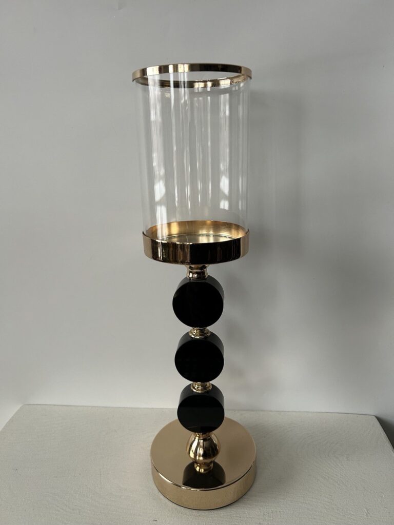 Свічник скляний, 40.5 см