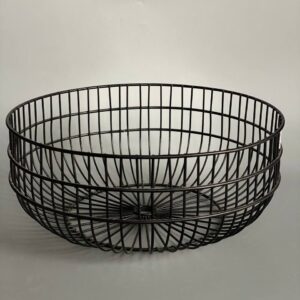 Фруктовниця геометрична чорна, 36*15 см