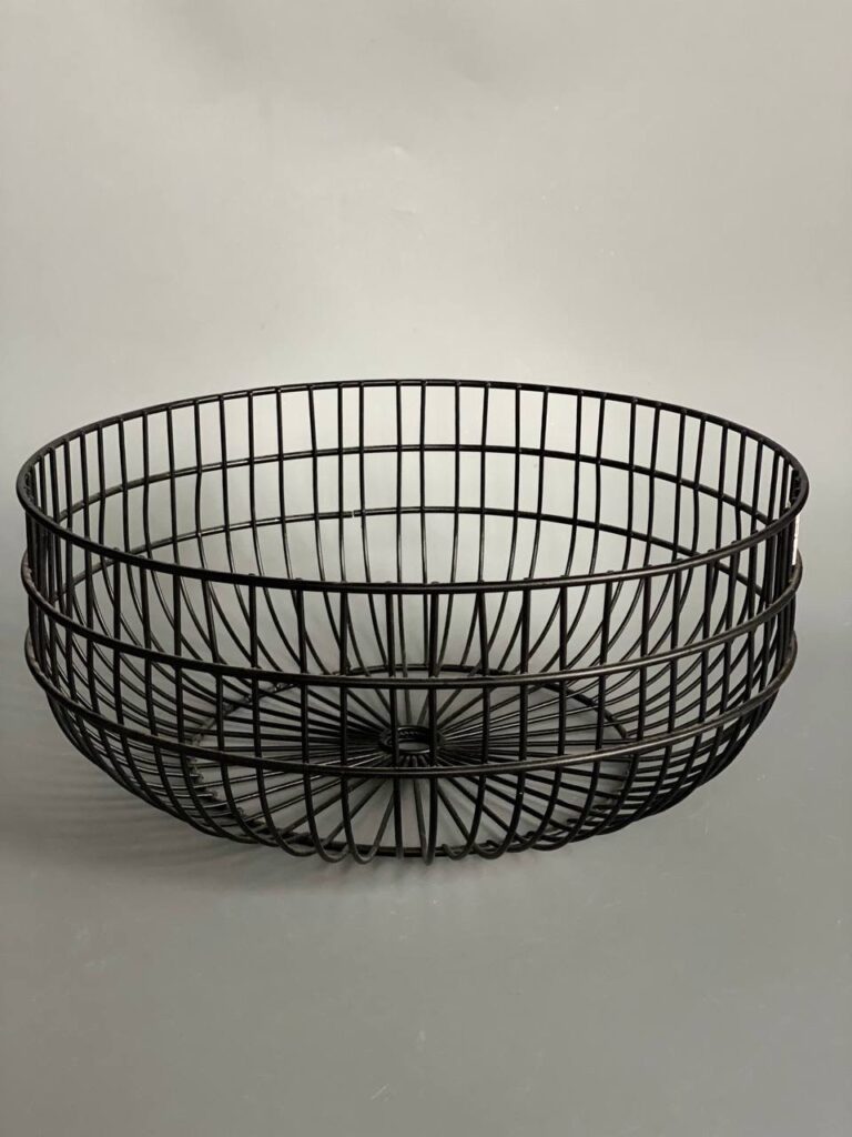 Фруктовниця геометрична чорна, 36*15 см