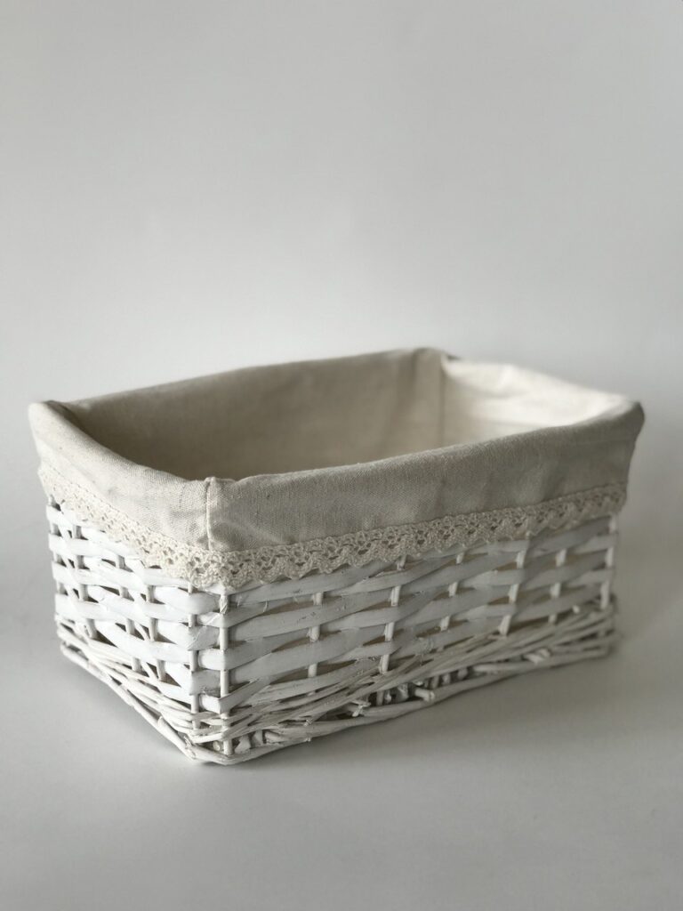 Корзина з лози, беж 28*13*19
