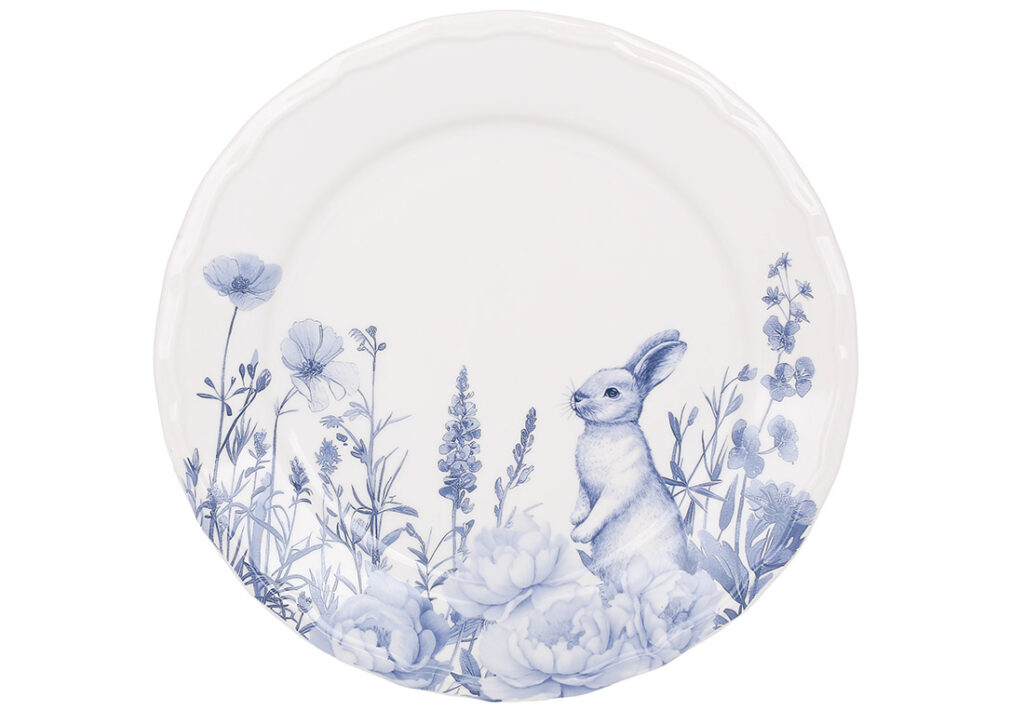 Тарілка порцелянова D22*2.5см Blue Bunny