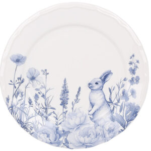 Тарілка порцелянова D22*2.5см Blue Bunny