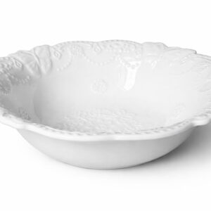 Салатник фарфоровый D22.8*7см Кружева