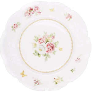Тарілка порцелянова 27 см. колекція Chateau Roses Collection