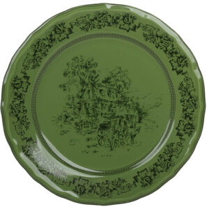 Тарілка порцелянова 27 см Heritage Toile Collection/колір-оливковий