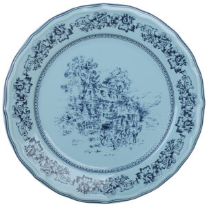 Тарілка порцелянова D22*2.5см Heritage Toile Collection, колір - французька бірюза
