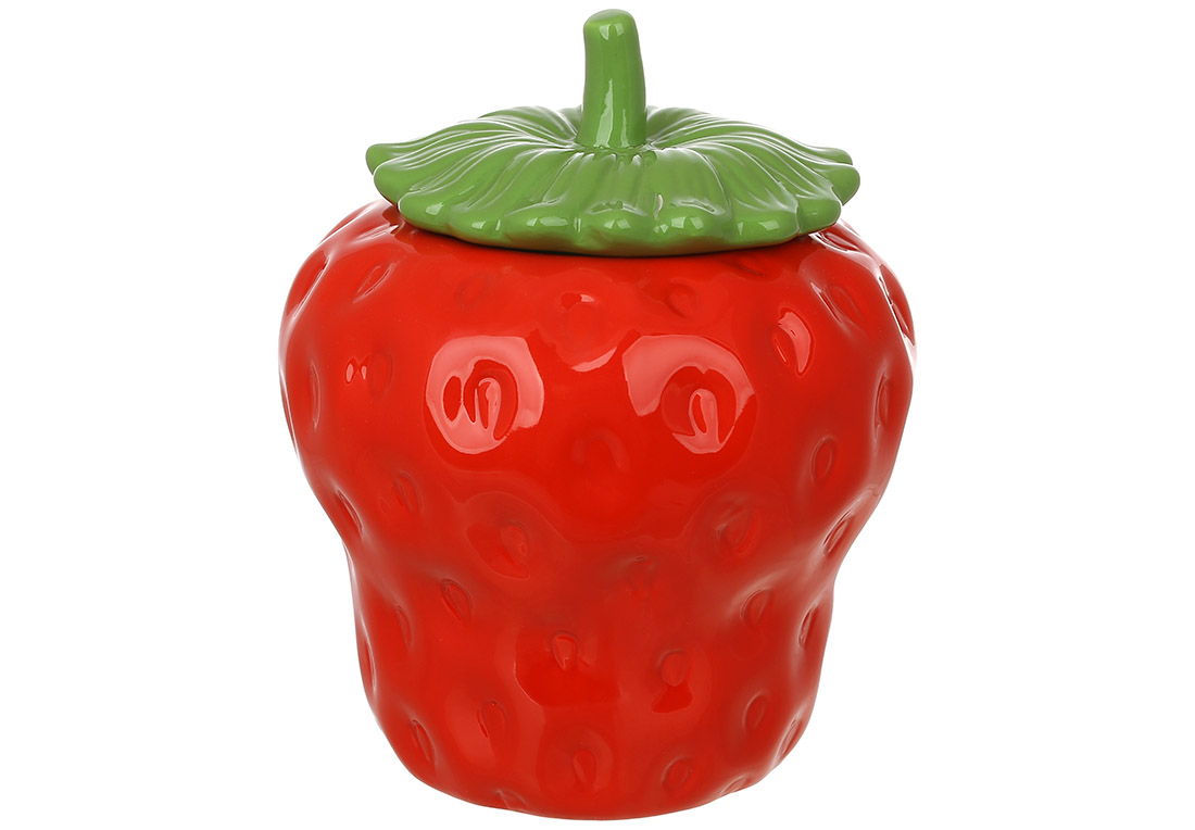 Керамічна банка для зберігання Strawberries 300мл