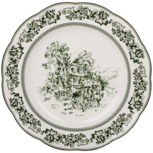 Тарілка порцелянова D27*3см Heritage Toile Collection Green