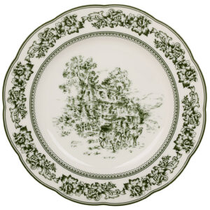 Тарілка порцелянова D22*2.5см Heritage Toile Collection Green